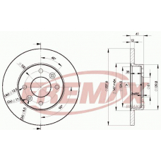 BD-4705 FREMAX Тормозной диск