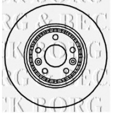 BBD4781 BORG & BECK Тормозной диск