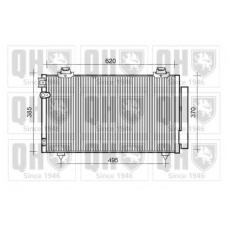 QCN629 QUINTON HAZELL Конденсатор, кондиционер