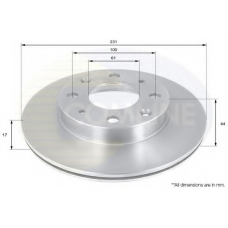 ADC0502V COMLINE Тормозной диск