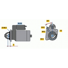 0 001 108 180 BOSCH Стартер