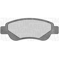 363916060172 MAGNETI MARELLI Комплект тормозных колодок, дисковый тормоз