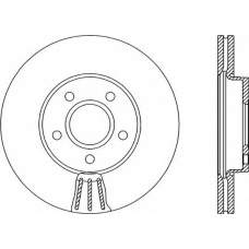 BDR2152.20 OPEN PARTS Тормозной диск