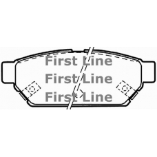 FBP3163 FIRST LINE Комплект тормозных колодок, дисковый тормоз