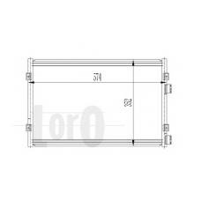 008-016-0002 LORO Конденсатор, кондиционер