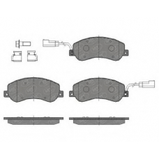 SP 437 PR SCT Комплект тормозных колодок, дисковый тормоз