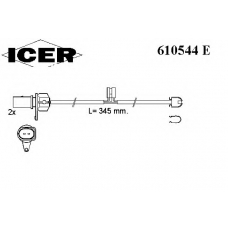 610544 E ICER Сигнализатор, износ тормозных колодок