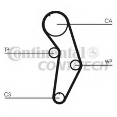 CT908K1 CONTITECH Комплект ремня грм