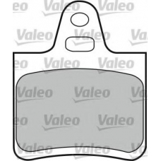 598292 VALEO Комплект тормозных колодок, дисковый тормоз