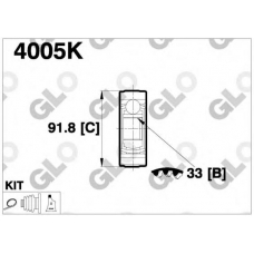 4005K GLO Шарнирный комплект, приводной вал
