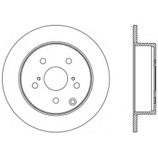 BDA2581.10 OPEN PARTS Тормозной диск