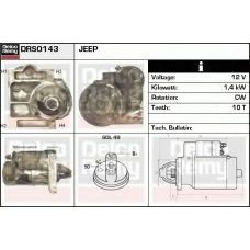 DRS0143 DELCO REMY Стартер
