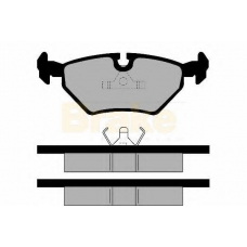 PA484 BRAKE ENGINEERING Комплект тормозных колодок, дисковый тормоз