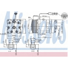 89459 NISSENS Компрессор, кондиционер