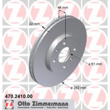 470.2410.00 ZIMMERMANN Тормозной диск