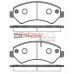 1275.01 METZGER Комплект тормозных колодок, дисковый тормоз