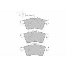 FD6946V NECTO Комплект тормозных колодок, дисковый тормоз