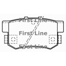 FBP3155 FIRST LINE Комплект тормозных колодок, дисковый тормоз