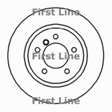 FBD1081 FIRST LINE Тормозной диск