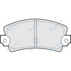 PAD853 APEC Комплект тормозных колодок, дисковый тормоз