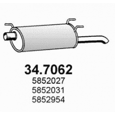 34.7062 ASSO Глушитель выхлопных газов конечный