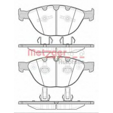 0958.10 METZGER Комплект тормозных колодок, дисковый тормоз
