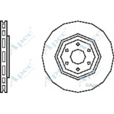 DSK2593 APEC Тормозной диск