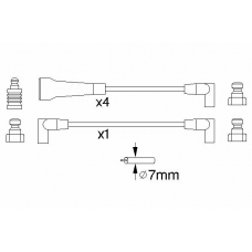 0 986 356 824 BOSCH Комплект проводов зажигания