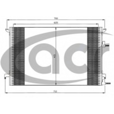 300558 ACR Конденсатор, кондиционер