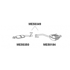ME50349 VENEPORTE Глушитель выхлопных газов конечный