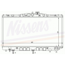 64716 NISSENS Радиатор, охлаждение двигателя
