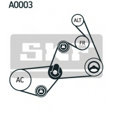 VKMAF 31020-2 SKF Поликлиновой ременный комплект