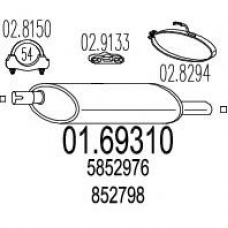 01.69310 MTS Глушитель выхлопных газов конечный