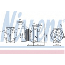 89063 NISSENS Компрессор, кондиционер