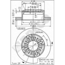 BS 7546 BRECO Тормозной диск