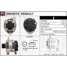 DRA4073 DELCO REMY Генератор