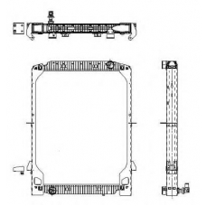 539568 NRF Радиатор, охлаждение двигателя