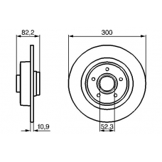 0 986 478 971 BOSCH Тормозной диск