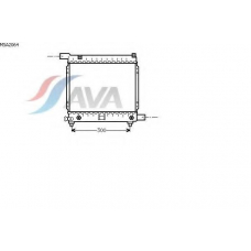 MSA2064 AVA Радиатор, охлаждение двигателя