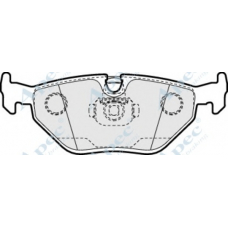 PAD942 APEC Комплект тормозных колодок, дисковый тормоз