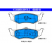 13.0460-8010.2 ATE Комплект тормозных колодок, дисковый тормоз