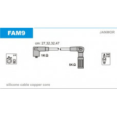 FAM9 JANMOR Комплект проводов зажигания