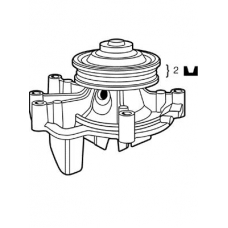 VKPC 83811 SKF Водяной насос