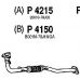 P4150 FENNO Труба выхлопного газа