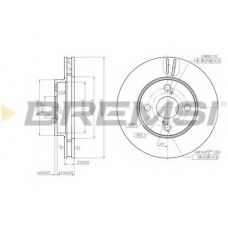 DBB294V BREMSI Тормозной диск