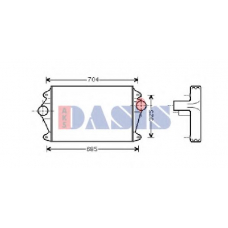 267160N AKS DASIS Интеркулер