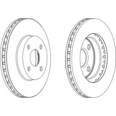 DDF1309-1 FERODO Тормозной диск