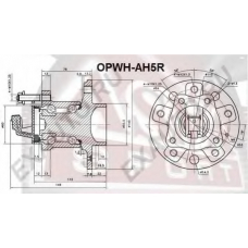 OPWH-AH5R ASVA Ступица колеса