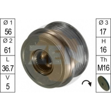 ZN5382 ERA Механизм свободного хода генератора