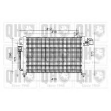 QCN503 QUINTON HAZELL Конденсатор, кондиционер